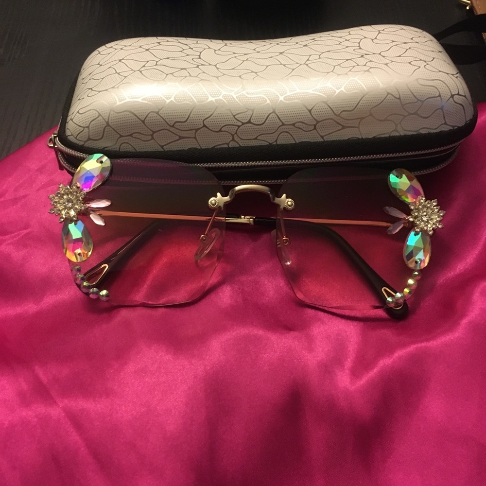 Brand new bling sun glasses